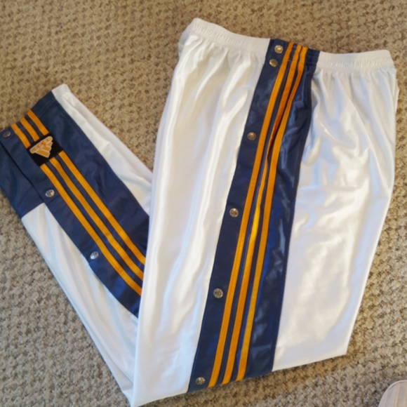 adidas Other - ADIDAS- Side Snap Release Basketball Warm Up Pants